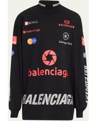 Balenciaga - Top League Logo T-shirt - Lyst