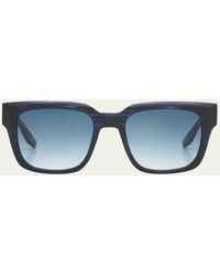 Barton Perreira - Zander Plastic Rectangle Sunglasses - Lyst