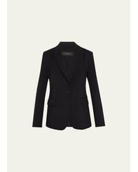 Kobi Halperin - Collette Peak-Lapel Single-Button Jacket - Lyst