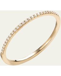 Lana Jewelry - 14k Gold Thin Flawless Diamond Stack Ring - Lyst