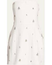 A.L.C. - Elsie Strapless Jewel-embellished Mini Dress - Lyst