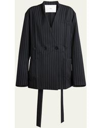Setchu - Stripe Origami Wool Jacket 2 - Lyst