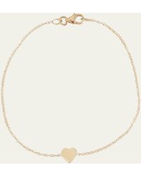 Jennifer Meyer - 18k Mini Heart Bracelet - Lyst