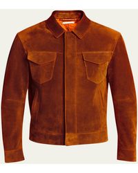 Tom Ford - Suede Snap-Front Western Jacket - Lyst