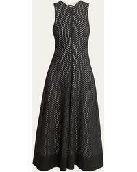 Proenza Schouler - Juno Broderie Anglaise A-line Midi Dress - Lyst