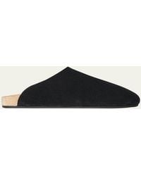 The Row - Hudson Suede Slide Mules - Lyst