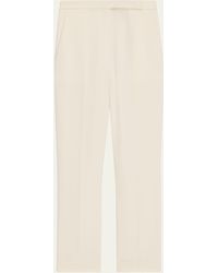 Theory - High-waist Slim Cropped Admiral Crepe Pants - Lyst