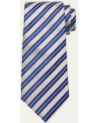 Charvet - Striped Silk Tie - Lyst