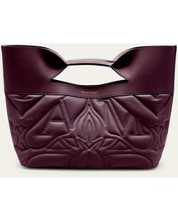 Alexander McQueen - Small Bow Seal Padded Tote Bag - Lyst