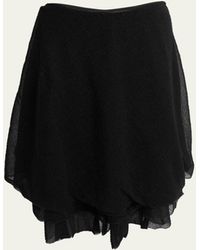 Proenza Schouler - Julia Layered Mirco Pleat Jersey Skirt - Lyst