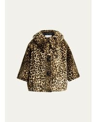 Givenchy - Leopard-Print Faux-Fur Jacket - Lyst