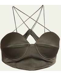Alex Perry - Cupped Sweetheart Bra Top - Lyst