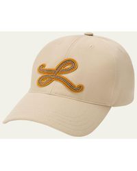 Loewe - L-Patch Cotton Baseball Cap - Lyst