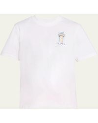 CASABLANCA - La Colonne T-Shirt - Lyst