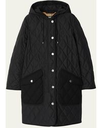 Burberry - Quilted Thermoregulated Coat - Lyst