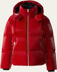 Mackage - Kent-Glo High-Gloss Hooded Down Jacket - Lyst