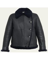 Akris - Arno Lamb Shearling Jacket - Lyst