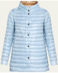Herno - Reversible A-line Puffer Coat - Lyst