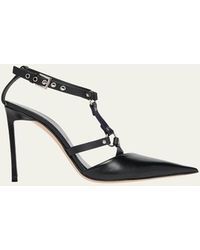 Tom Ford - 105Mm Harness Leather Pumps - Lyst