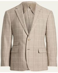 Ralph Lauren - Kent Wool, Silk, And Cashmere Check Sport Coat - Lyst