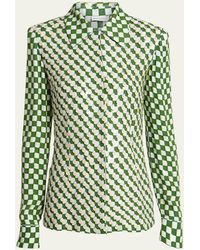 Dries Van Noten - Carsies Embellished Button-front Shirt - Lyst