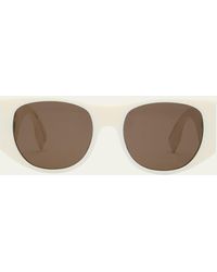 Fendi - Baguette Acetate Oval Sunglasses - Lyst