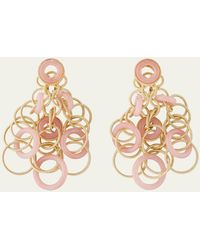 Buccellati - Hawaii 18k Yellow Gold Pink Opal Earrings - Lyst
