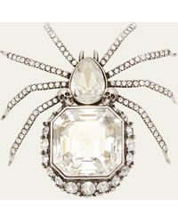 Alexander McQueen - Crystal Spider Brooch - Lyst