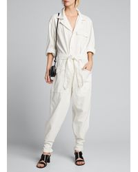 nili lotan denim jumpsuit