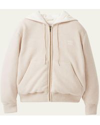 Miu Miu - Oversized Hooded Wool Cashmere Jacket - Lyst