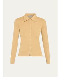 Vince - Multi-Button Collared Cardigan Top - Lyst