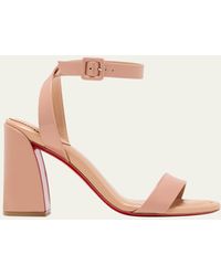 Christian Louboutin - Miss Sabina Red Sole Ankle-strap Sandals - Lyst