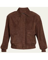 Arma - Halti Collared Suede Jacket - Lyst