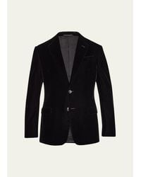 Giorgio Armani - Velvet Notch Lapel Dinner Jacket - Lyst