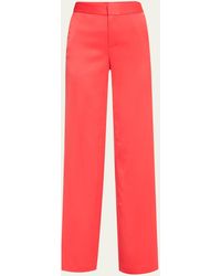 Alice + Olivia - Calvin High-rise Wide-leg Baggy Trousers - Lyst