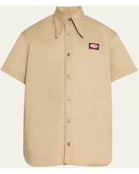 Willy Chavarria - Pachuco Twill Work Shirt - Lyst