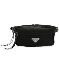 Prada Nylon Belt Bag - Black