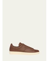 Tom Ford - Warwick Soft Grain Leather Sneakers - Lyst