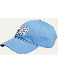 Moncler - Double Logo-patch Baseball Cap - Lyst