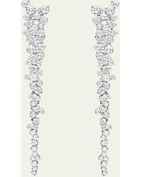 Paul Morelli - 18k White Gold Confetti Diamond Drop Earrings - Lyst