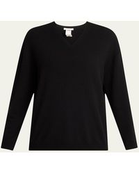 The Row - Isaora V-Neck Cashmere Sweater - Lyst
