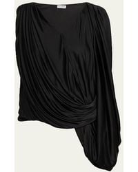 Loewe - Draped Sleeveless Top - Lyst