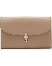 The Row - Sofia Continental Wallet In Grainy Leather - Lyst