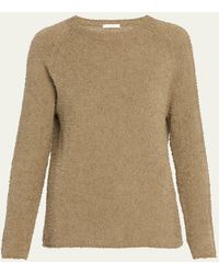 The Row - Kathy Raglan-Sleeve Boucle Knit Sweater - Lyst