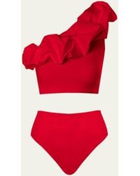 Maygel Coronel - Merly Ruffle Two-piece Bikini Set - Lyst