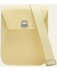 Akris - Anouk Mini Leather Messenger Bag - Lyst