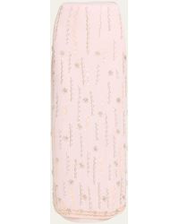 LoveShackFancy - Goodall Embellished Column Midi Skirt - Lyst