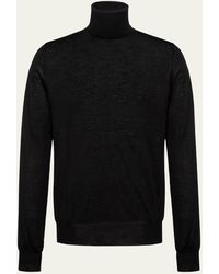 Prada - Cashmere Turtleneck Sweater - Lyst
