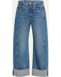 B Sides - Lasso Relaxed Cuffed Jeans - Lyst