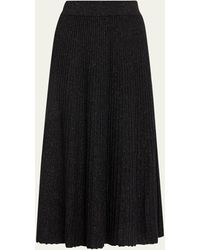 Lisa Yang - Amelia Cashmere Sparkle Knit Midi Skirt - Lyst